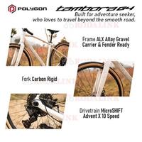 Gambar Polygon Sepeda Gravel Tambora G4 - Sepeda Touring Carbon Fork 1x10 Speed - White, S dari Rodalink Indonesia undefined 5 Tokopedia