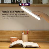 Gambar Rokeet Lampu Dinding LED Panjang Tidur Magnetic Wireless Minimalis Kamar Rumah Recharge - Putih dari Rokeet Shop undefined 4 Tokopedia