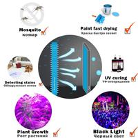Gambar 2021New 50W Led Black Light UV Lamp Chip 365 nm 395 nm dari Worldly Koleksi undefined 4 Tokopedia