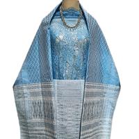 Gambar Tumtuman Crystal Exclusive - Songket Sarung Selendang Tenun Etnik Batak Benang Perak Emas pasangan Kain Kebaya - BlueIce CrystalSilver dari Parlugana Ulos Songket Store undefined 1 Tokopedia