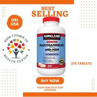 Gambar KIRKLAND GLUCOSAMINE HCI 1500 MG WITH MSM 1500 MG ISI 375 TABLETS dari mainshoping undefined 2 Tokopedia