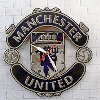 Gambar JAM DINDING BESAR JUMBO  MANCHESTER UNITED MYU HITAM THE RED DEVIL UNIK ARTISTIK Dekorasi kamar ruang tamu dari kevinart gallery undefined 2 Tokopedia
