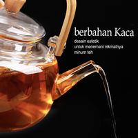 Gambar Ceret Masak Air Teapot Infuser Glass Teko Kaca Tahan Panas Dengan Saringan Teko Infuser Kaca Ketel Air Estetik Saske - Packing Standar dari O Store Indonesia undefined 5 Tokopedia