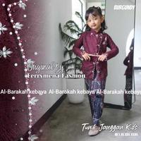 Gambar TERLARIS SETELAN KEBAYA ANAK JANGGAN KEBAYA PESTA MODERN   KEBAYA ANAK BROKAT MIX PAYET HIJAU BOTOL - emerald blue, atasan L [7-8thn] dari Erlins shop11 undefined 3 Tokopedia