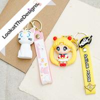 Gambar Gantungan Kunci Sailor Moon Anime Lucu Gemoy Ganci - 3D Gantungan Keychain Karakter Lucu Gemoy Anime Jepang Ornamen Tas HP - Chibiusa dari LookatTheDesigns undefined 4 Tokopedia