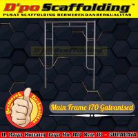 Gambar scaffolding galvanize 170 cm alat perancah konstruksi bangunan dari Dpo Scaffolding undefined 2 Tokopedia
