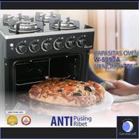 Gambar Kompor Oven WINN GAS W-5090A - 4 Tungku, Oven Api Atas dan Bawah, Rotisseries - Hitam - Bubble dari TOKO GARANSI ASLI undefined 3 Tokopedia
