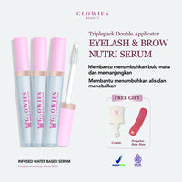 Gambar Glowies Triplepack Serum Bulu Mata 3 Pcs Serum Bulu Mata dan Alis Eyelash 4 ml Water Based Serum Membantu Menumbuhkan Bulu Mata Memanjangkan dan Merawat Bulu Mata & Alis with Rosemary Oil Castor Oil Lavender Oil Ginseng Extract dari Glowies Beauty undefined 1 Tokopedia
