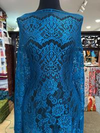 Gambar Kebaya Semi Prancis Glossy "NOVARS" Kelvin Textile - HIJAU TOSCA dari Kelvin Tekstil undefined 5 Tokopedia