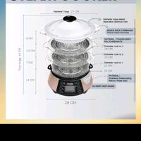 Gambar Steamer Cooker Signora Kukusan bertingkat Signora dari SHE Kitchen Utensil undefined 4 Tokopedia