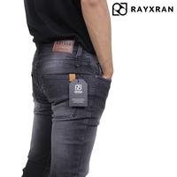 Gambar RAYXRAN Denim Pants Celana Jeans Panjang Pria Slimfit Jumbo Blackwash - Bioblitz, S (27-28) dari Rayxran undefined 5 Tokopedia