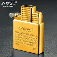 Gambar New ZORRO Dual Fire Torch Insert Lighter Gas Jet Windproof Flint Gasoline Oil Lighter Inflatable Butane Kerosene Liner DIY Tool dari Ressa Andiji undefined 4 Tokopedia