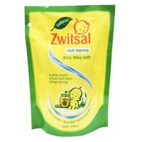 Gambar Zwitsal Baby Bath Milk & Honey 250ml Pump / Sabun Mandi Bayi dari Apotik Century undefined 3 Tokopedia