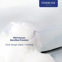Gambar Federlane Guling Cooling Premium Korean Nanofiber「Kumori Ice」85x22cm Teknologi Ultra Lembut Bernapas Higienis Kain Micro Tencel Desain Minimalis Jepang dari Federlane Store undefined 2 Tokopedia
