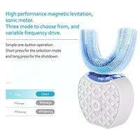 Gambar Ultrasonic Electric Toothbrush Adult,Automatic Toothbrush U-Shape Full Mouth 360° Clean Teeth Whitening Ipx7 Waterproof - Blue Unpackaged dari wovuge245 undefined 2 Tokopedia