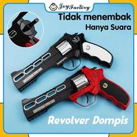Gambar PISTOL MAINAN JADUL DOMPIS DOBLIS PELURU PETASAN BAHAN FULL METAL TOY GUN - Merah dari billiard spotr undefined 1 Tokopedia