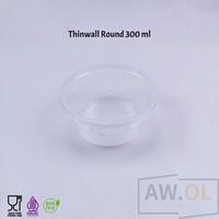Gambar Thinwall Round 300 ml merek KLIR 300 ml - 25 pcs/pack dari Toko AW.OL Packaging undefined 3 Tokopedia