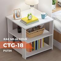 Gambar OR Meja Samping Tempat Tidur Kayu Sederhana Loker Kamar Tidur Meja Ujung Tempat Tidur untuk Ruang Kecil Persegi  CTG - CTG-18 dari Triquina undefined 1 Tokopedia