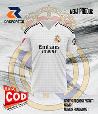 Gambar BAJU JERSEY REAL MADRID home season 2024-2025 Full Printing GRATIS ganti NAMA dan NOMOR PUNGGUNG club - BAJU ANAK, S dari DRSPORT.ID undefined 2 Tokopedia