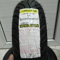 Gambar Ban Dunlop Yamaha Fazzio 110/70-12 47L (FR & RR) atau 120/70-12 51I (RR)Tubeless ( SCOOTSMART SERIES ) Free Pentil Ban Ring 12 Donat Dunlop Original - SCOOTSMART, Smart 110/70-12 FR dari Hamaken Store undefined 2 Tokopedia