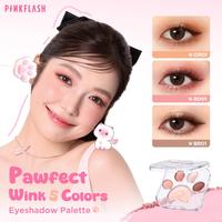 Gambar (PAKET MAKEUP) PINKFLASH Eyeshadow Palette 5 Warna High Pigmented + Maskara Volume Waterproof Tahan Lama - Ruby Calico Cat, PINK Volumizing dari BEAUTY ENTITY undefined 2 Tokopedia
