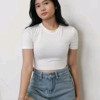 Gambar CTOP TOP BERBY Y2K STYLE VINTAGE TEE DEWASA baju press sekolah wanita body dari Gadizz_NEW undefined 5 Tokopedia