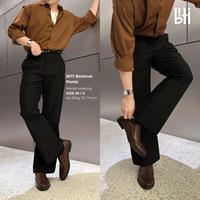 Gambar BITI Bootcut Pants | Celana Panjang Pria Hitam Cutbray Formal Casual Kantor Dewasa - Bootcut Olive Brown, S (29) dari Biti_NEW undefined 2 Tokopedia