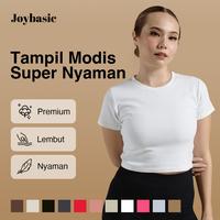Gambar Joybasic Crop Top Premium Cotton Kaos Polos Super Nyaman - CROP TOP - M, White dari joybasic.id undefined 1 Tokopedia