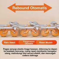 Gambar Ancestor Ab Roller Wheel 2 in1 Abdominal Core Roller training pria dewasa Automatic hand grip Rebound Olahraga Ab Wheel Gym Fitness Alat Otot Perut abdominal plastic slider roller  perut buncit sliding roller hand grip otoped - Hitam dari Ancestor Mall undefined 5 Tokopedia