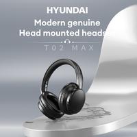 Gambar 【Brand Original】Hyundai T02MAX Nirkabel BT V5.4 Berkabel Tiga Mode Normal/Bass/Vokal AUX 3.5Mm Mikrofon Bawaan Terbukti Earphone TWS Bluetooth Earphone - Hitam+TWS dari Merek Audio Shop undefined 1 Tokopedia