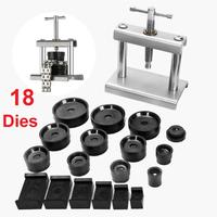 Gambar Alat Press Jam Tangan Manual Set 18 PCS Watch Repair Tools 18 Dies 12 Cetakan Press ABS Ganti Baterai Tutup Belakang Jam Tangan Semua Ukuran dari Raisu Mall undefined 1 Tokopedia