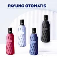 Gambar PAYUNG OTOMATIS 8 rangka dan 12 rangka Anti UV Modern One Klik Buka Tutup Warna Navy Hitam Hijau Maroon Pink Biru Putih Tahan Hujan dan Panas payung lipat - Hitam 10 Rangka dari ABS CENTRAL MARKET undefined 3 Tokopedia