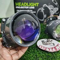 Gambar BI-LED PROJECTOR NINE LUXIMOS 3 INCHI 120 WAT DEMON EYES / HEADLAMP PROJECTOR  / LAMPU DEPAN / UTAMA / MOTOR / MOBIL dari DMPROJEK undefined 5 Tokopedia