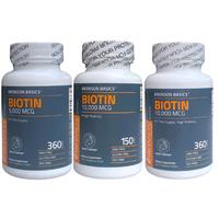 Gambar Bronson Basics Biotin Suplemen Rambut Rontok Akar Kuat 5000 10000 MCG 150 360 Tablet Basic ORI USA - 5000MCG-360TAB dari Rabbit Mart ID undefined 2 Tokopedia