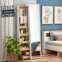 Gambar meja rias standing mirror white dari SINAR SELATAN FURNITURE undefined 1 Tokopedia