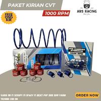 Gambar PAKET FULL UPGRADE CVT BEAT FI SCOOPY FI VARIO 110 ESP BEAT ESP SCOOPY ESP 2013 - 2019 1000 RPM PER CVT RACING ROLLER DAN SENTRI BY ARS RACING - 8 GRAM dari Ars Racing Motor_NEW undefined 3 Tokopedia