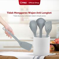 Gambar Cypruz Utensil Nylon Tahan Panas Anti Lumer - Grater Slotted dari Cypruz Kitchenware undefined 4 Tokopedia