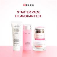 Gambar 4in1 DOJAKO Basic Skincare Lawan Flek Hitam Spesial Paket Hydrating Toner Mini 100ml + Facial Wash Amino Acid + Whitening Glowing Cream + Cream Dark Spot penghilang flek hitam spesial dojako dari Dojako_NEW undefined 1 Tokopedia