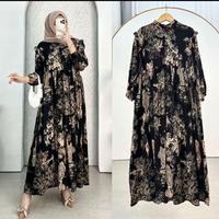 Gambar MAUDY dress by Feey Fashion.id busui friendly//GAMIS MEWAH MOTIF TERBARU//Rayon diamond Etnik Lembut Motif kekinian - DAUN BROWN dari Feey.Fashion.id undefined 5 Tokopedia