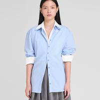 Gambar LOOKBOUTIQUESTORE - Jemima Double Collar Shirt | Atasan Wanita - BUTTER YELLOW, L dari LOOKBOUTIQUESTORE undefined 3 Tokopedia