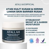 Gambar ATALLAH Hydraboost Bright Up & Barrier Moisturizer Gel 30g | Pelembap Wajah Pria | Cream pencerah Wajah | Skincare BPOM Niacinamide with 4D Hyaluronic Acid dari ATALLAH undefined 4 Tokopedia