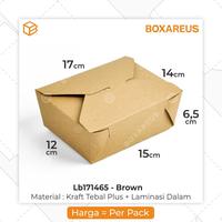 Gambar Lunch Box, Box Makanan, Dus Snack, Dus Kue, Snack Box | LB171465 - Brown dari Box Are Us undefined 1 Tokopedia