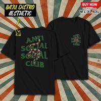 Gambar Baju Distro ANTI SOCIAL SOCIAL CLUB Clothing Apparel Unisex - M.L.XL.XXL - KAOS Viral - KAOS Keren - Terupdate - Kekinian - Distro - Aesthetic - HITAM, M dari KARASA SHOP undefined 3 Tokopedia