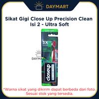 Gambar Close Up Precision Clean isi 2 – Sikat Gigi Ultra Lembut Kepala Mini 3x Lebih Padat dari Lonaonshop undefined 1 Tokopedia