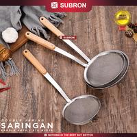 Gambar SUBRON Saringan Double Jaring Halus Peniris Minyak Mie 14CM 16CM 18CM 20CM Stainless Handle Kayu - UKURAN 14 dari SUBRON KITCHENWARE undefined 5 Tokopedia