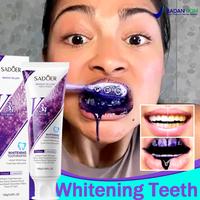Gambar V34 toothpaste V34 Teeth Whitening Colour Corrector Serum pemutih gigi whitening Pasta gigi pemutih Whitening toothpaste Karang Gigi Purple Pemutih Gigi Nafas Segar Whitening and Straightening Teeth dari halobeauty666 undefined 2 Tokopedia