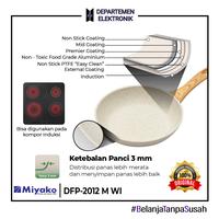 Gambar MIYAKO Wajan Deep Fry Pan 2612 M WI Marble Induksi Miyako cookware Panci Penggorengan - Putih dari Departemen Elektronik undefined 3 Tokopedia