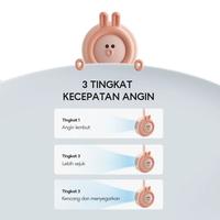 Gambar VIVAN Kipas Leher Mini Portable 3 Kecepatan Angin Type-C 2000 mAh VF01 Garansi 12 Bulan - Pink dari vivanindonesia undefined 5 Tokopedia