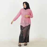 Gambar KEBAYA ENCIM DEWASA BORDIR TANGAN PANJANG KATUN PREMIUM KEBAYA MODEREN PAKAIAN TRADISONAL BAJU ADAT DAERAH KEBAYA WISUDA - Sage Grean, S dari CV SANTRIA undefined 3 Tokopedia