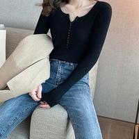 Gambar Missoofficial.id BJ1723 Baju Atasan Kaos Lengan Panjang Wanita Kancing Long Sleeve Slim Fit Sweater Rajut - Maroon dari MISSOOFFICIAL.ID undefined 1 Tokopedia